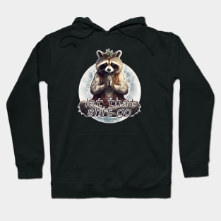 Meditation yoga raccoon Let that shit go Hoodie